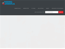 Tablet Screenshot of hiringamerica.net